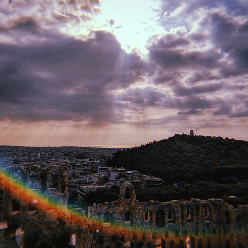 A photograph of Athens Greece