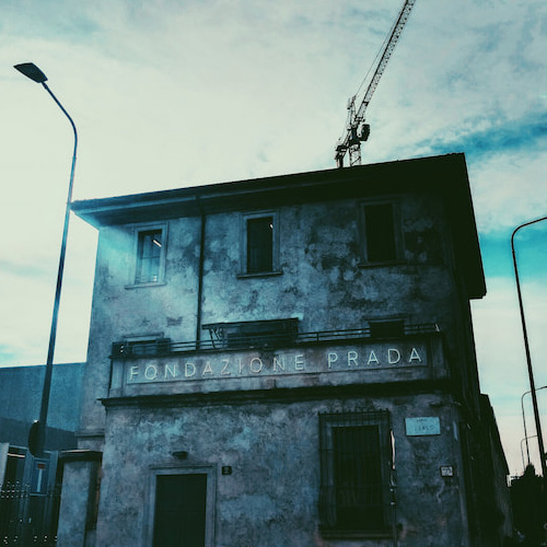 A photograph of the Fondazione Prada